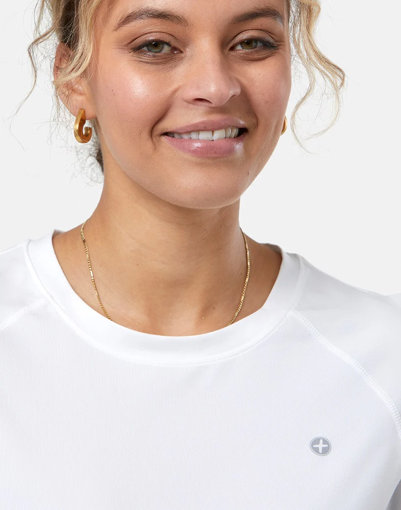 Gym + Coffee Women's Relentless Tee - White - Image 9