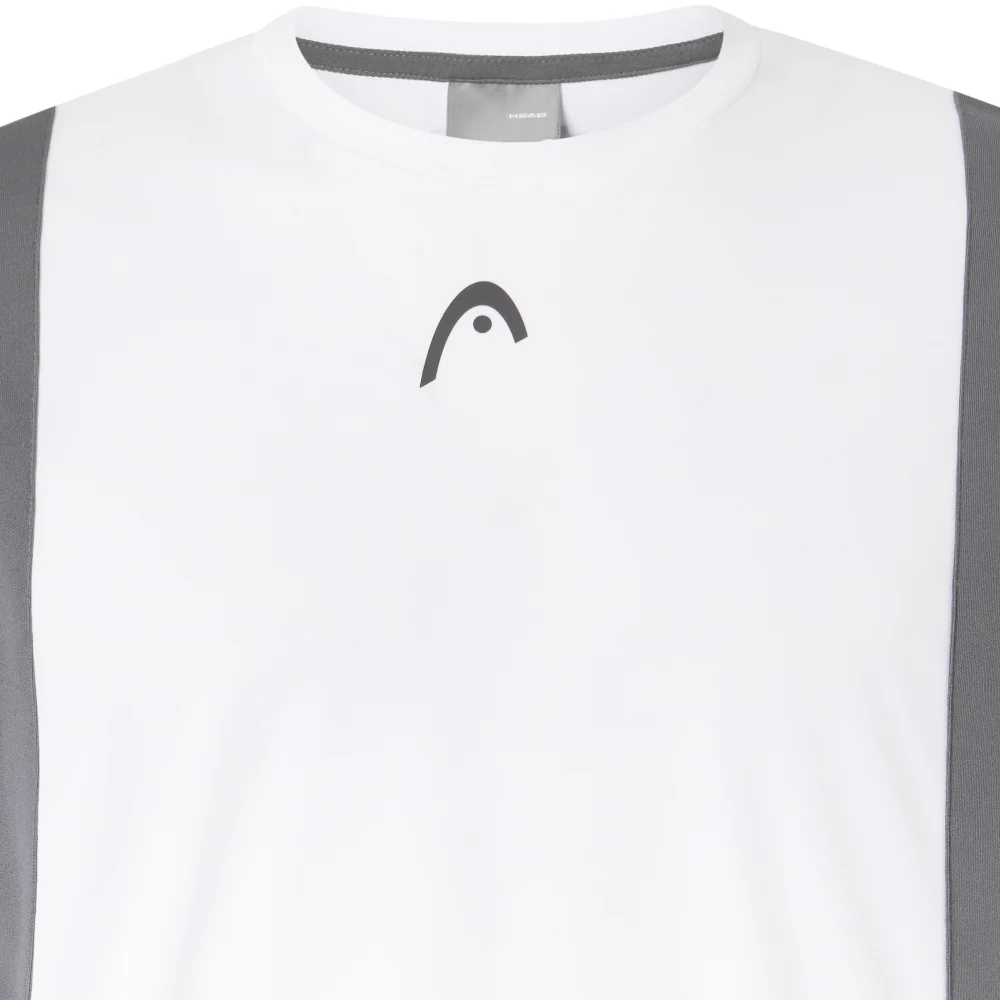 HEAD Club Tech T-Shirt - White/Navy - Image 3