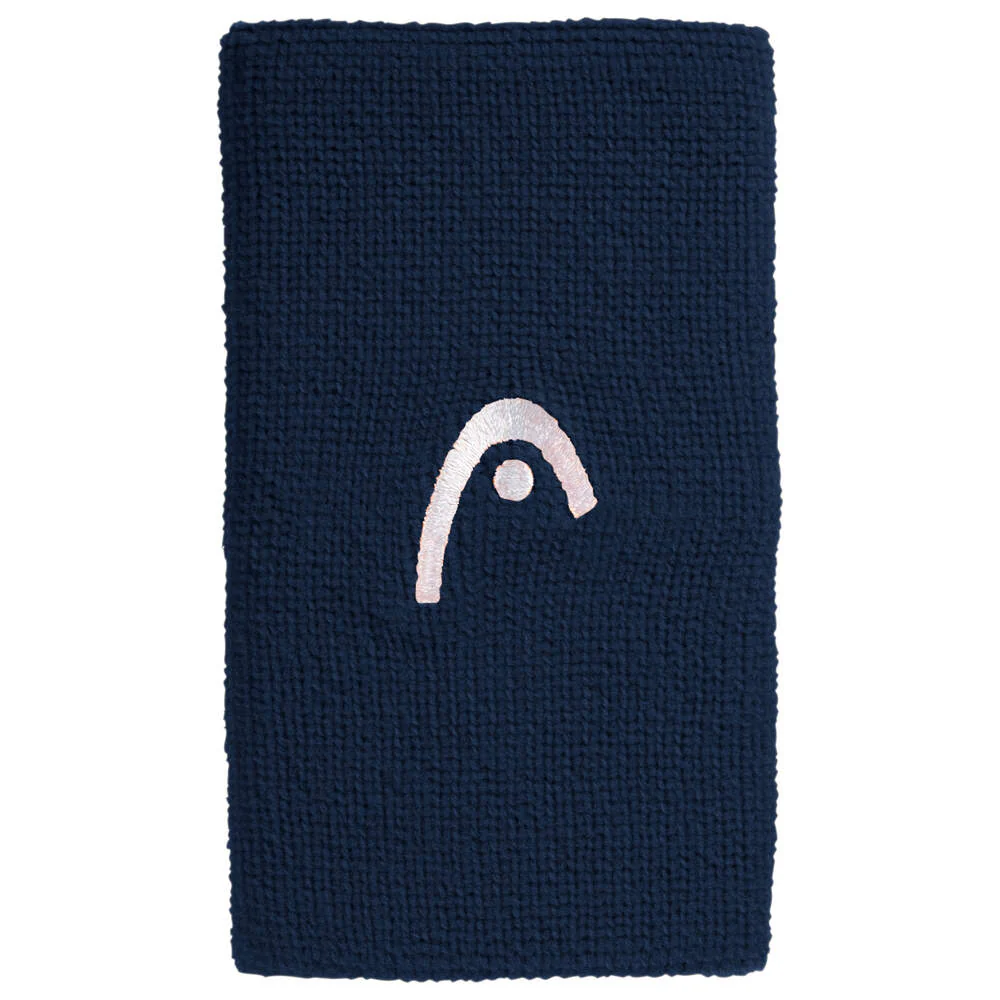 HEAD Long Sweat Absorption Wristband - Navy - Image 2