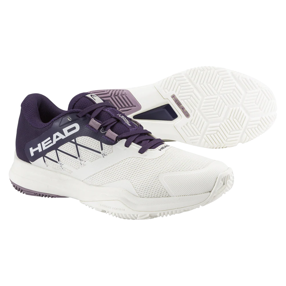 HEAD Motion Team 1.5 Womens Padel Shoes - Chalk White/Purple Night - Image 2