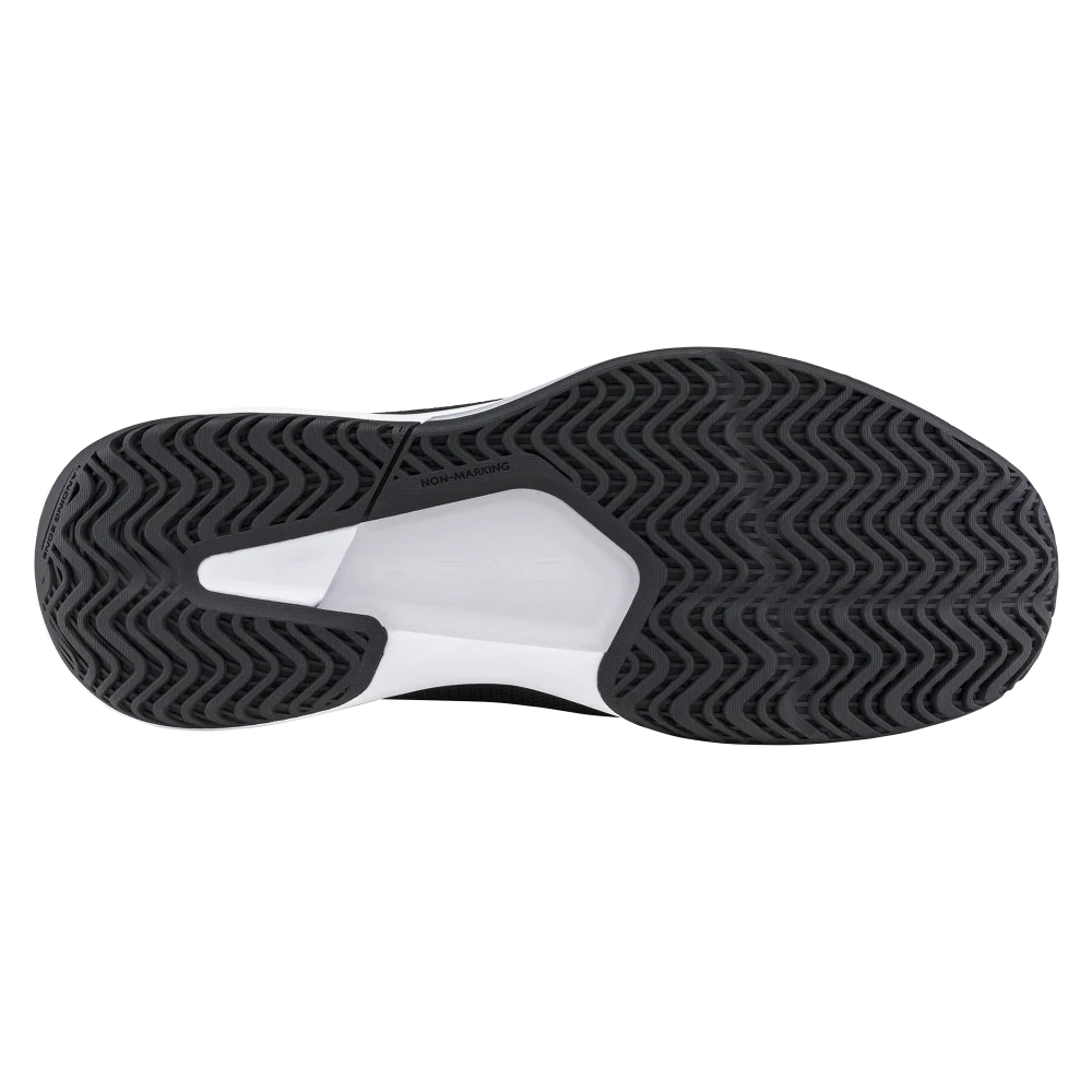 HEAD Revolt Court 5.0 Mens Tennis Shoes - Black/White - Image 3