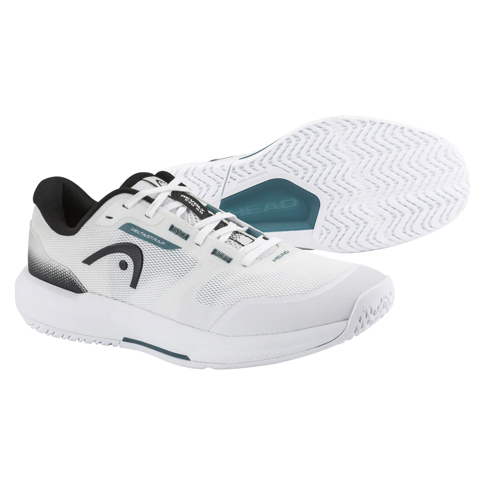 HEAD Revolt Evo 5.0 Womens Tennis Shoes - White/Black - Image 2
