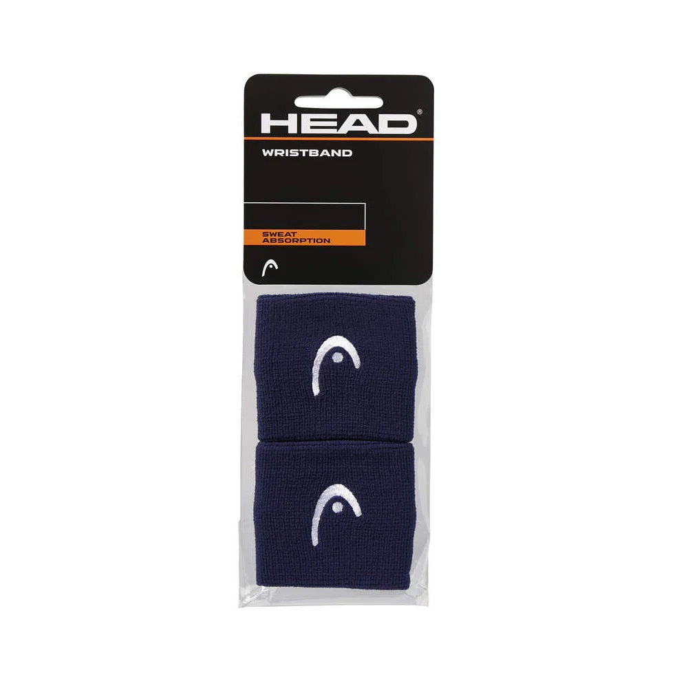 HEAD Short Sweat Absorption Wristband - Navy