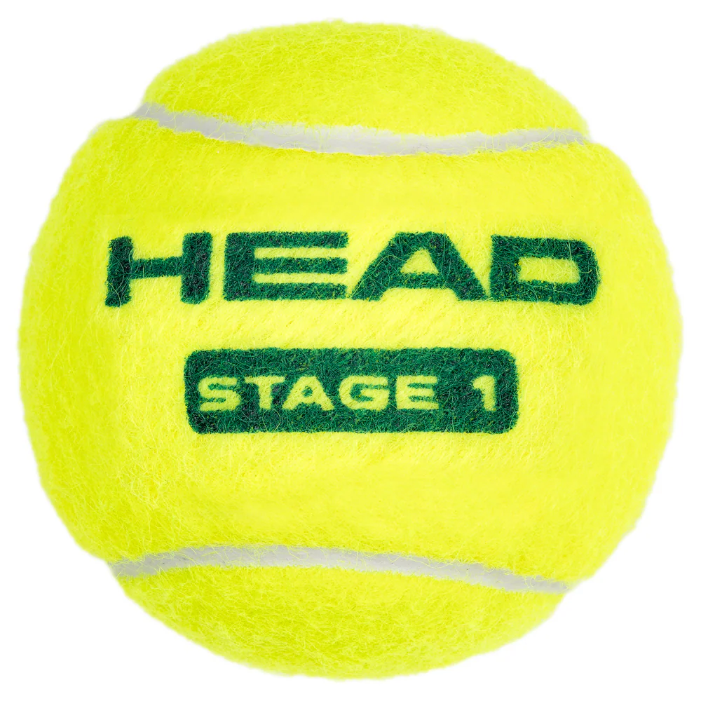 HEAD Stage 1 Green Tennis Balls - 3 Ball Tube - Image 2
