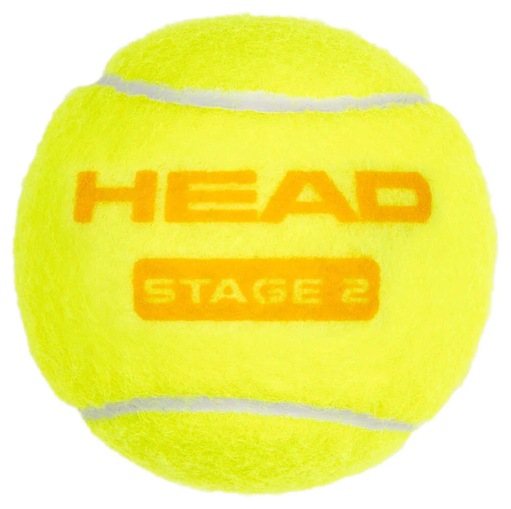 HEAD Stage 2 Orange Tennis Balls - 3 Ball Tube - Image 2