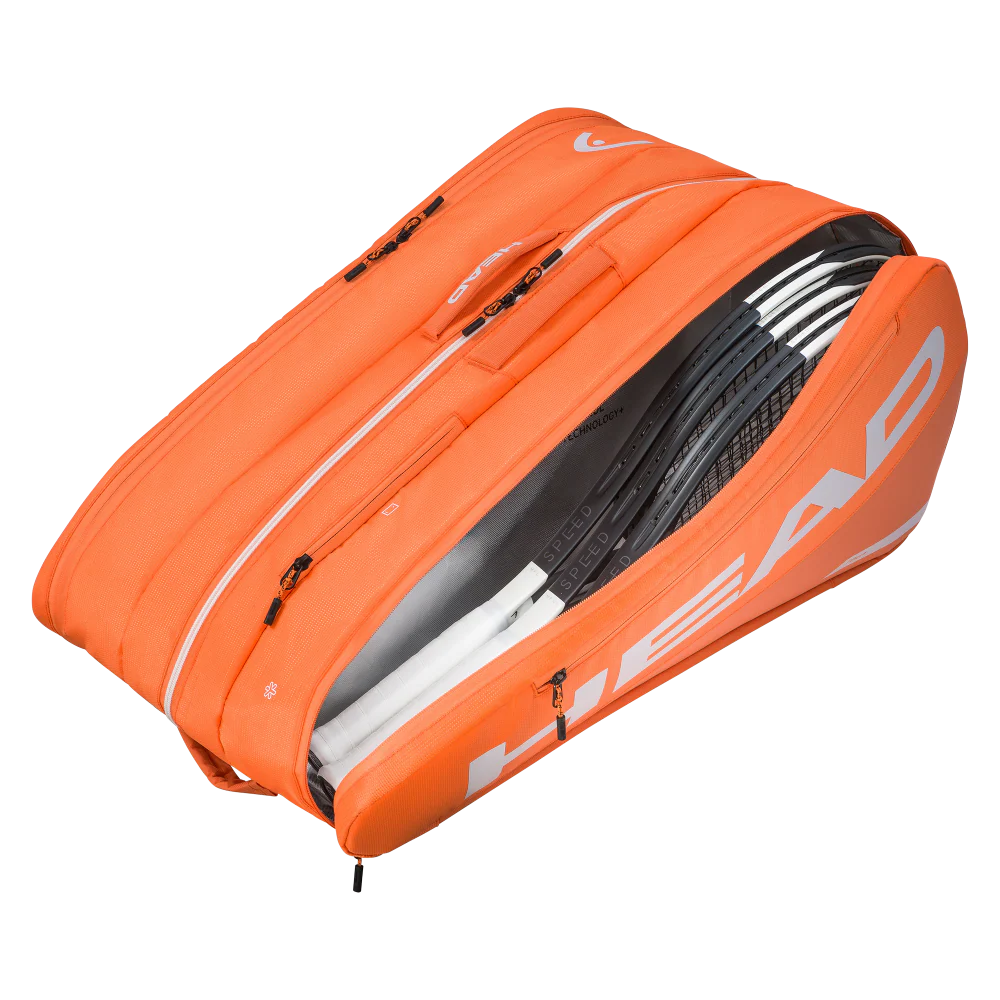 HEAD Tour 15 Tennis Racket Bag - Orange - Image 2