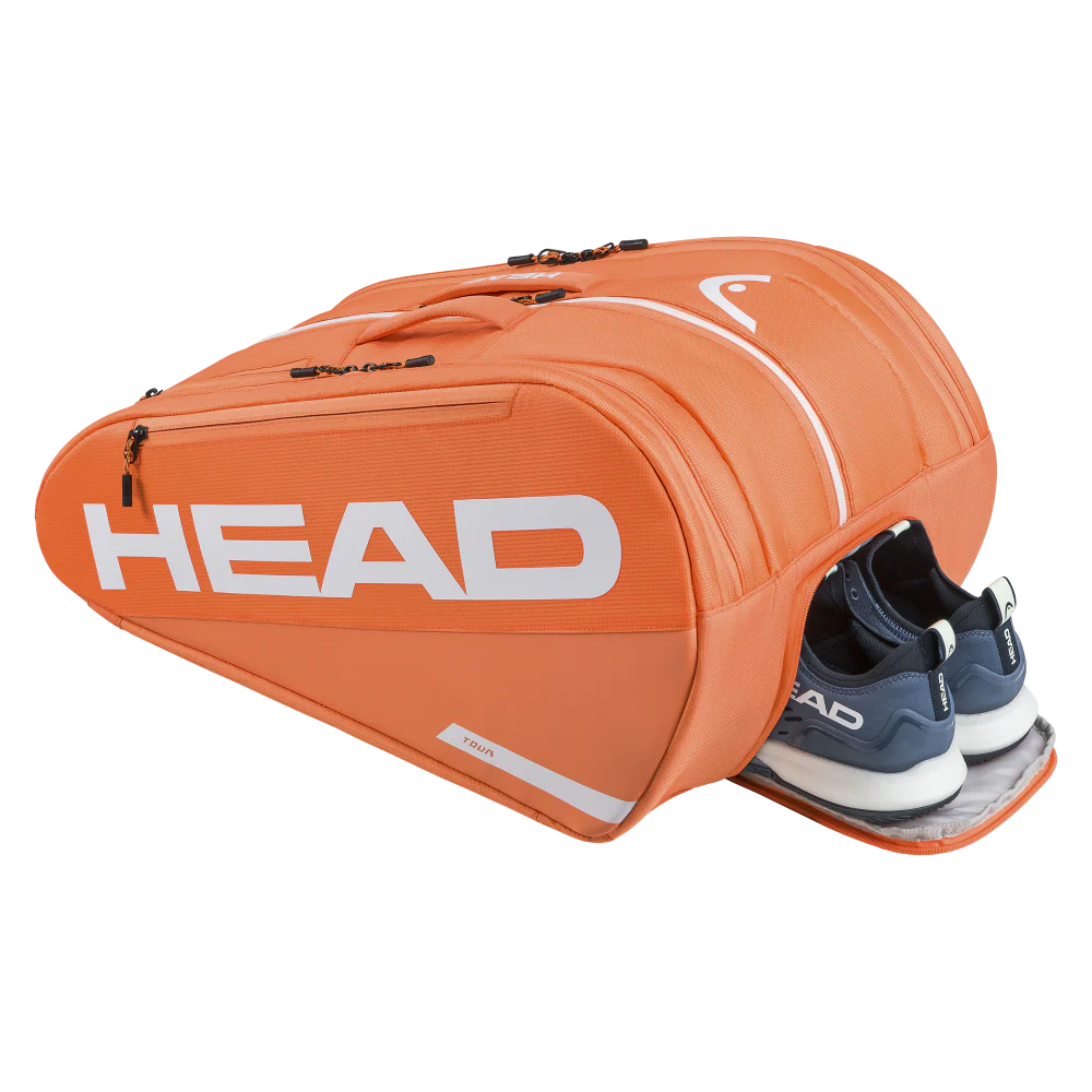 HEAD Tour 9 Tennis Racket Bag - Orange - Image 2