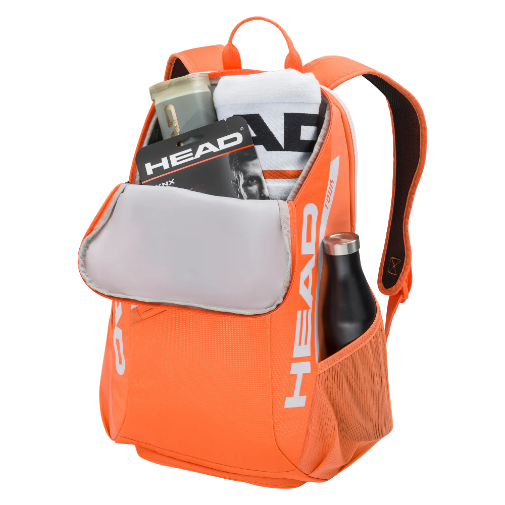 HEAD Tour Tennis Racket Backpack - Orange - Image 2