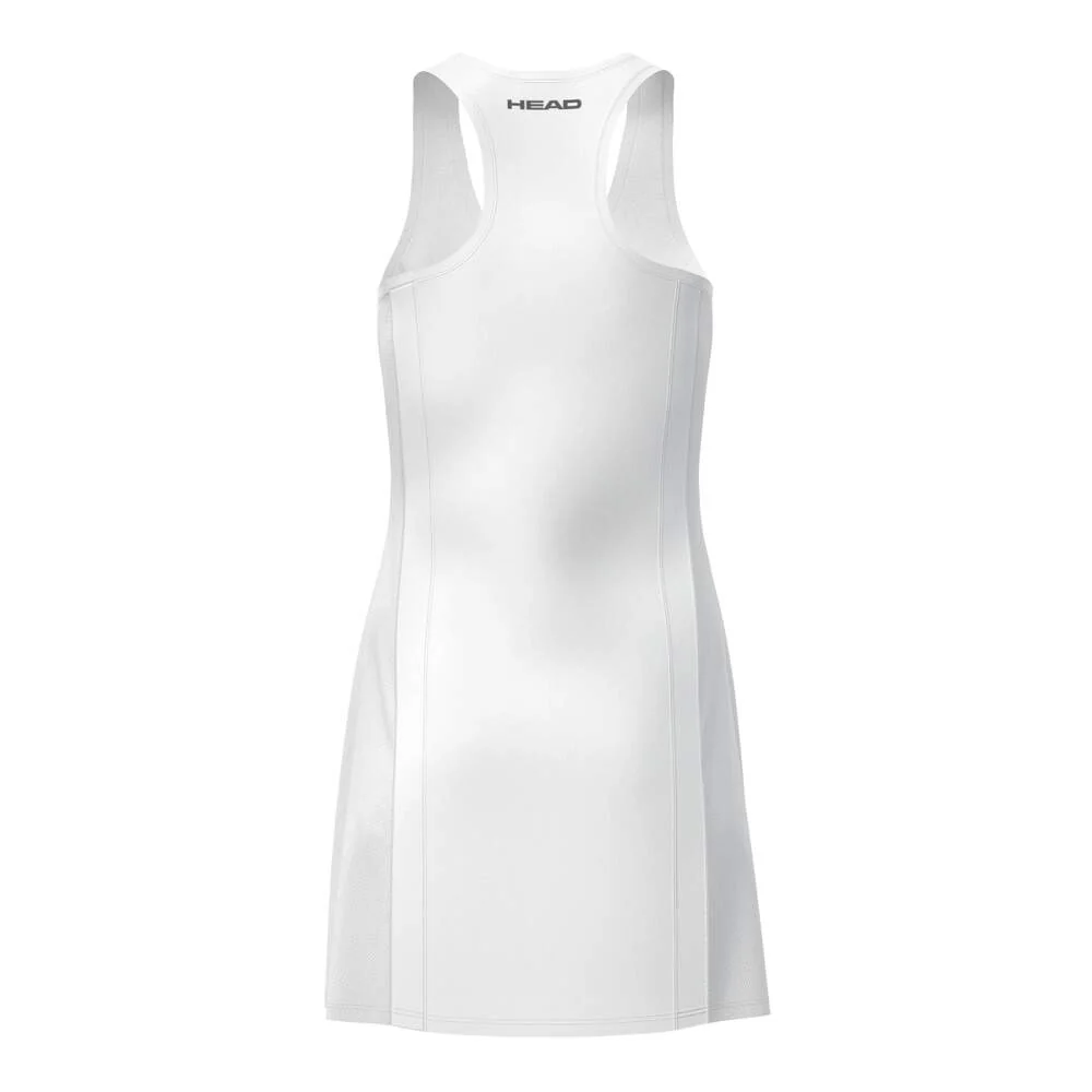 HEAD Womens CLUB 25 Tennis Dress - White - Image 2