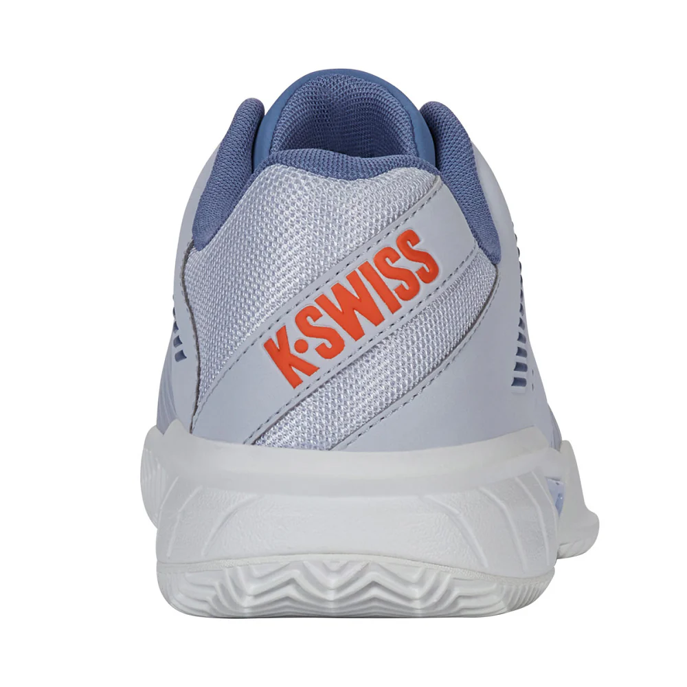 K-Swiss Express Light 3 Mens Tennis Shoes - Artic Ice/Infinity/Scarlet Ibis - 2025 - Image 3