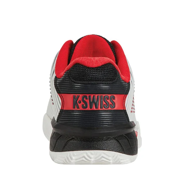 K-Swiss Hypercourt Express 2 HB Mens Tennis Shoes - White/Black/Red - Image 6