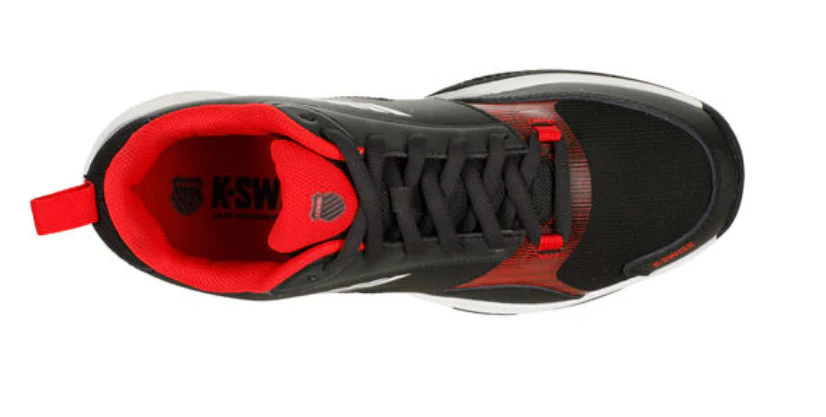 K-Swiss Speedex HB Mens Tennis Shoes - White/Red/Black - Image 3