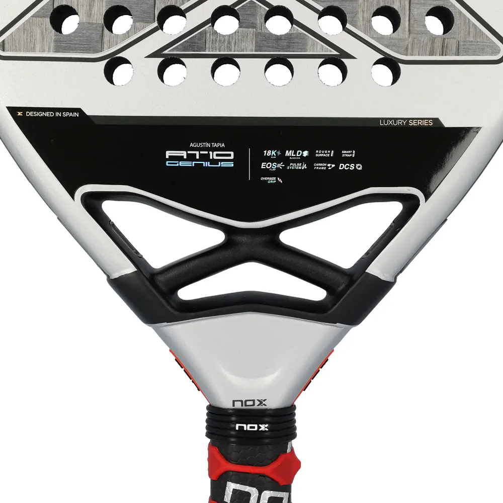NOX AT10 Genius 18K by Agustin Tapia Padel Racket + Carrycase - 2024 - Image 4