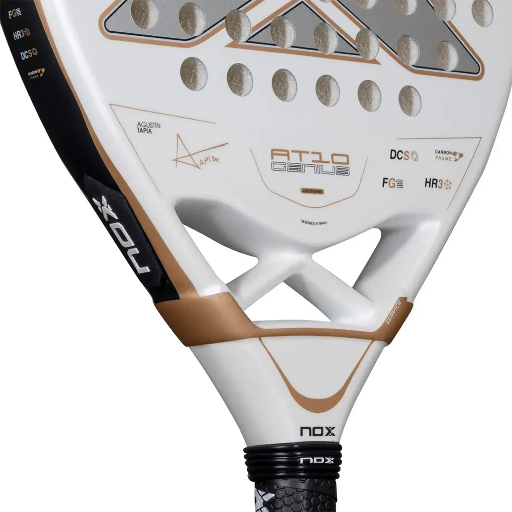 NOX AT10 Genius Junior By Agustin Tapia Padel Racket + Cover - 2026 - Image 5