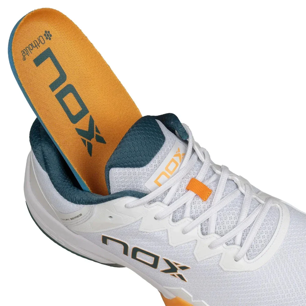 NOX AT10 Hexa Mens All Court Padel Shoes - White - Image 7