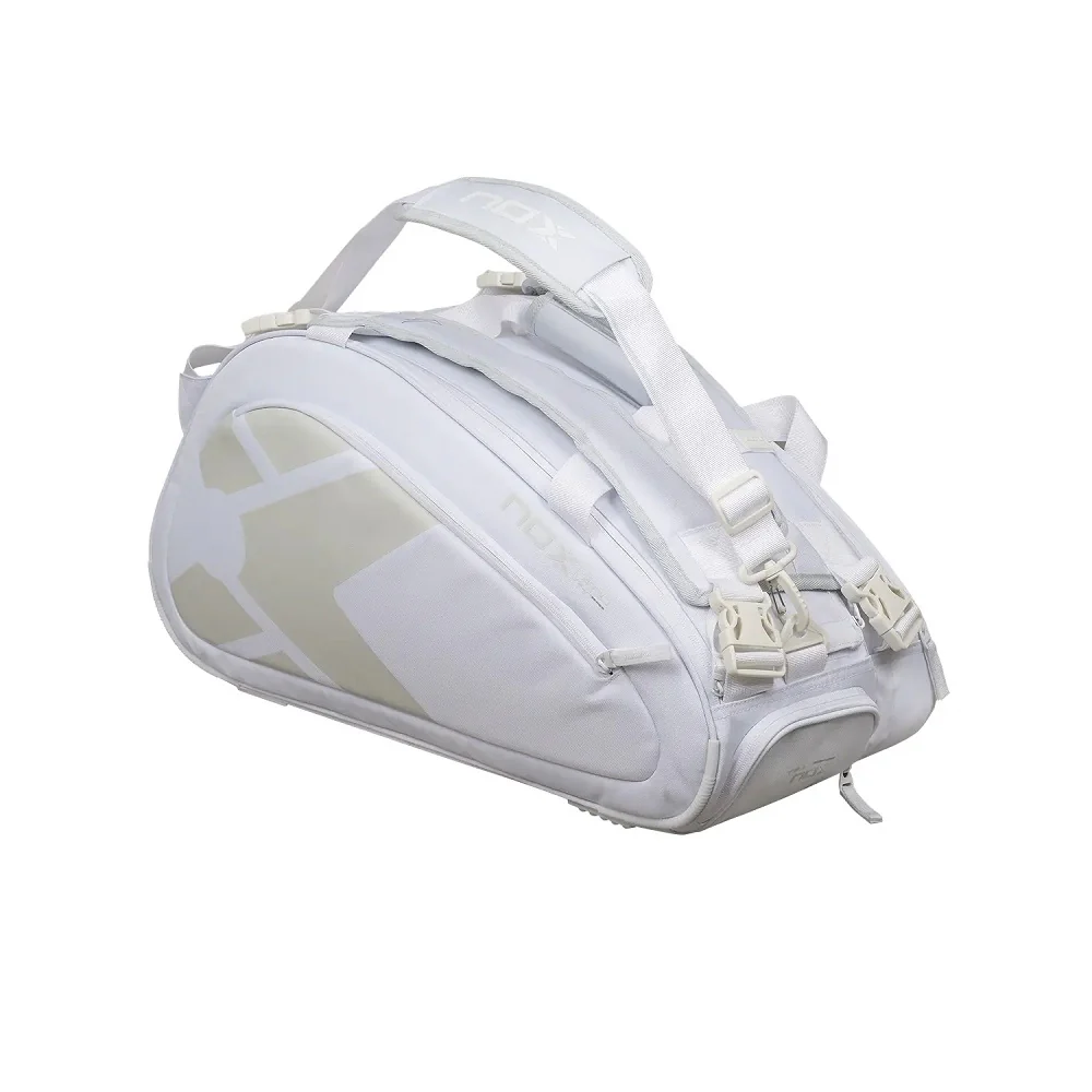 NOX AT10 Team Padel Racket Bag - White - Image 3