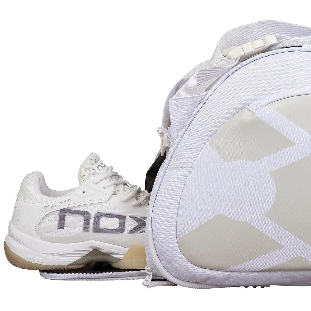 NOX AT10 Team Padel Racket Bag - White - Image 6