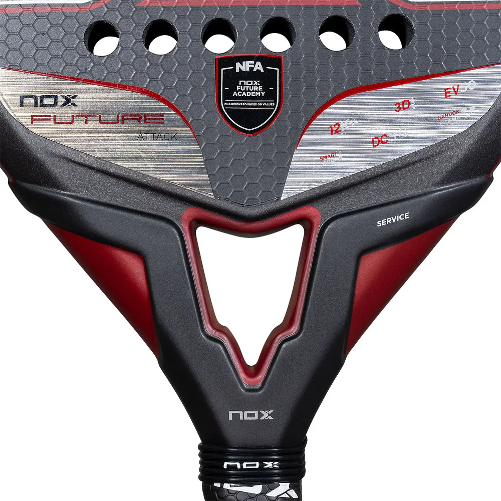 NOX Future Attack 12K Alum Padel Racket + Cover - 2025 - Image 4