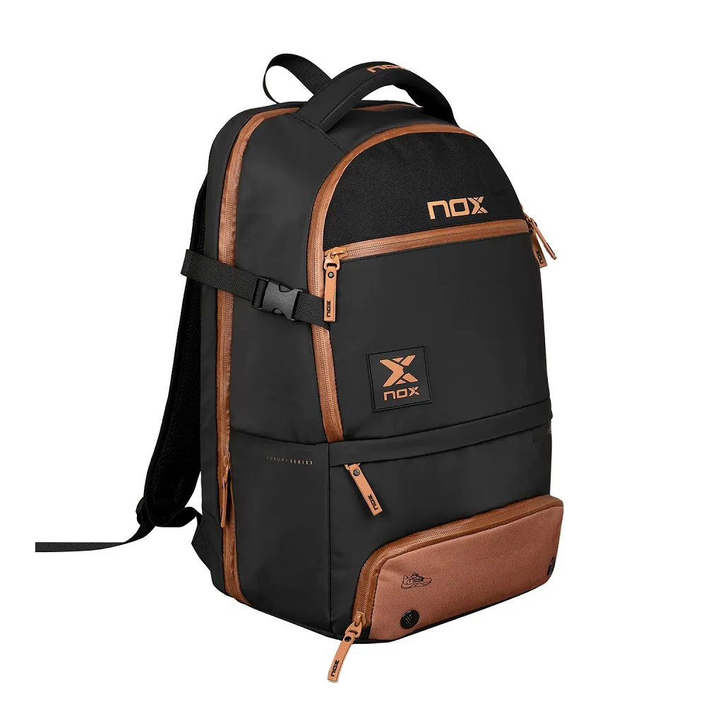NOX Luxury Open Series Backpack - Black/Brown - Image 2