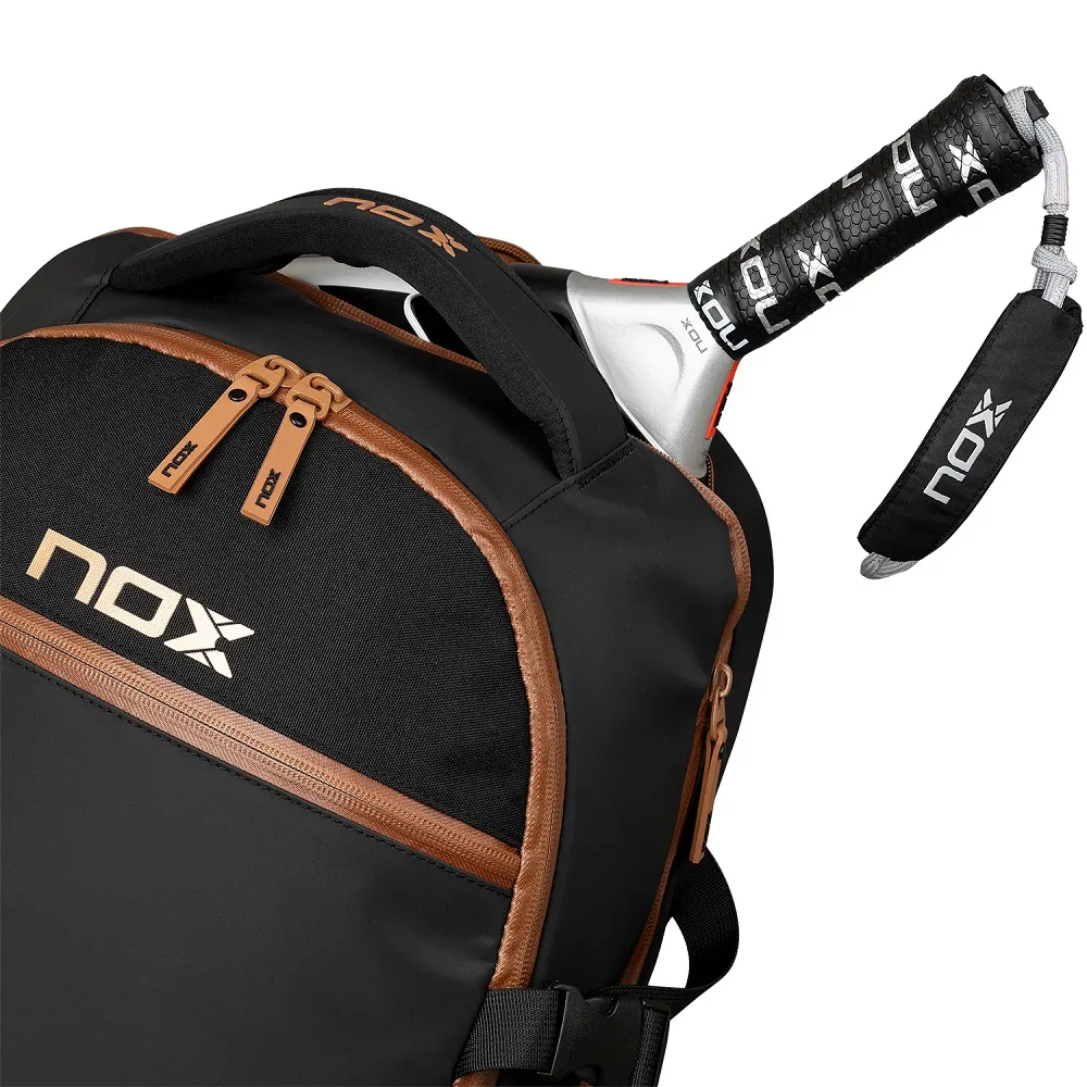 NOX Luxury Open Series Backpack - Black/Brown - Image 5