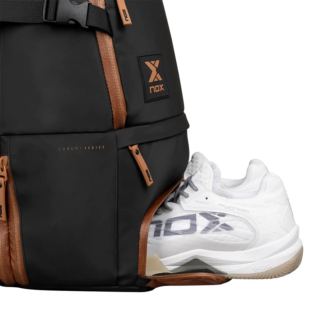 NOX Luxury Open Series Backpack - Black/Brown - Image 6
