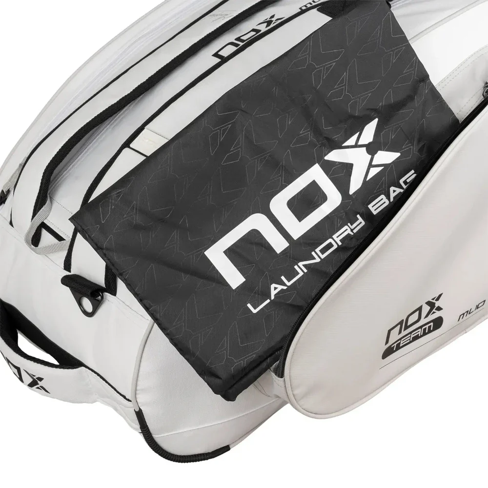 NOX ML10 Team Padel Racket Bag - White/Grey - Image 10