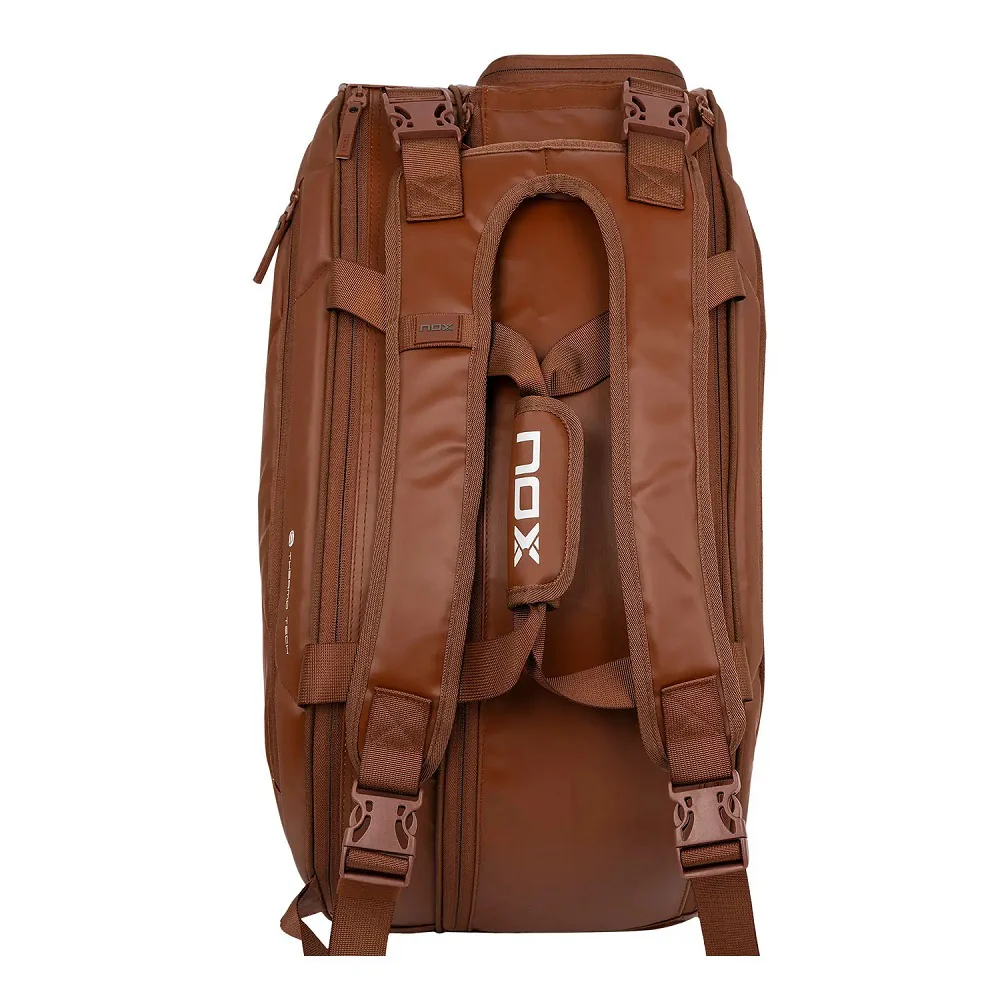 NOX Pro Series Padel Racket Bag - Brown - Image 4