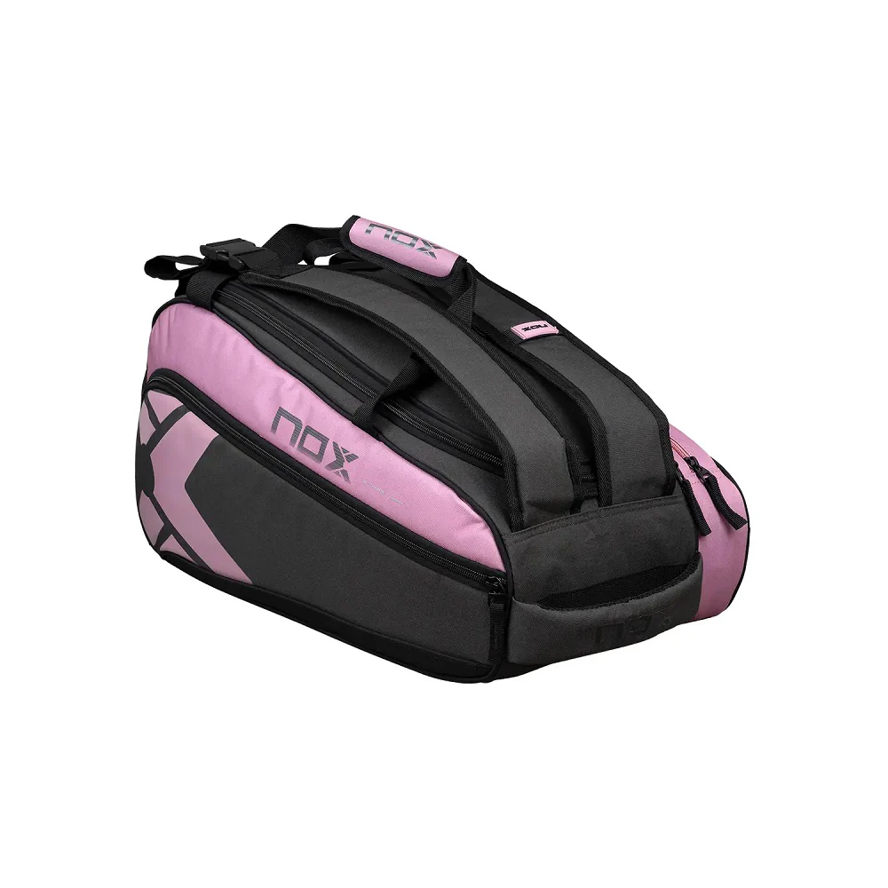 NOX Street Series Padel Racket Bag - Grey/Pink - Image 2