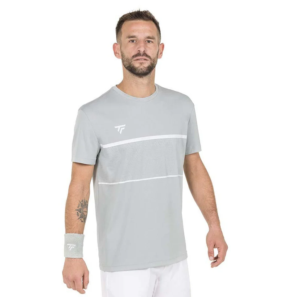 Tecnifibre Men's Team Tech T-Shirt - Silver - Image 3
