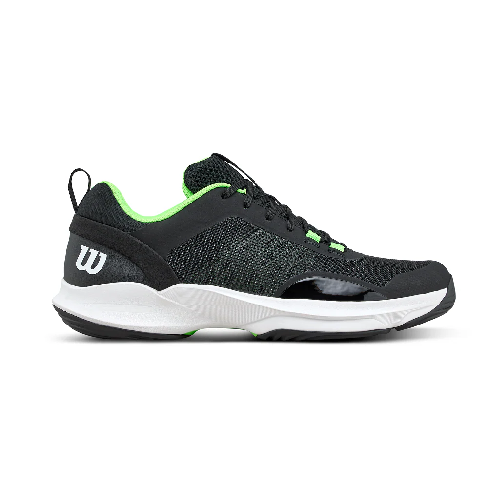 Wilson Hurakn Pro V2 Men's Padel Shoes - Black/White/Green Gecko