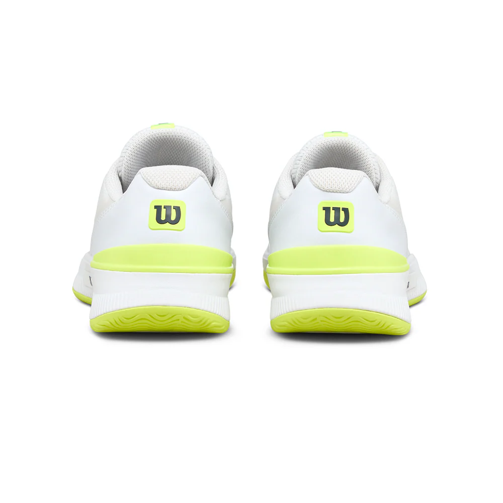 Wilson Intrigue Pro Womens Tennis Shoe - White/Safety Yellow - Image 6