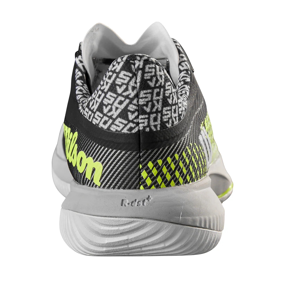 Wilson Kaos Swift 1.5 Tennis Shoe - Pearl Blue/Black/Safety Yellow - Image 4