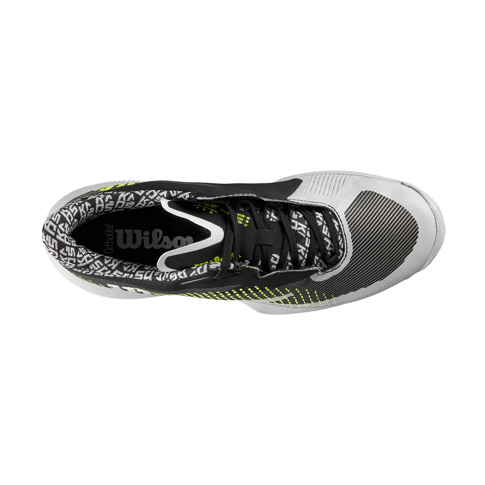 Wilson Kaos Swift 1.5 Tennis Shoe - Pearl Blue/Black/Safety Yellow - Image 5