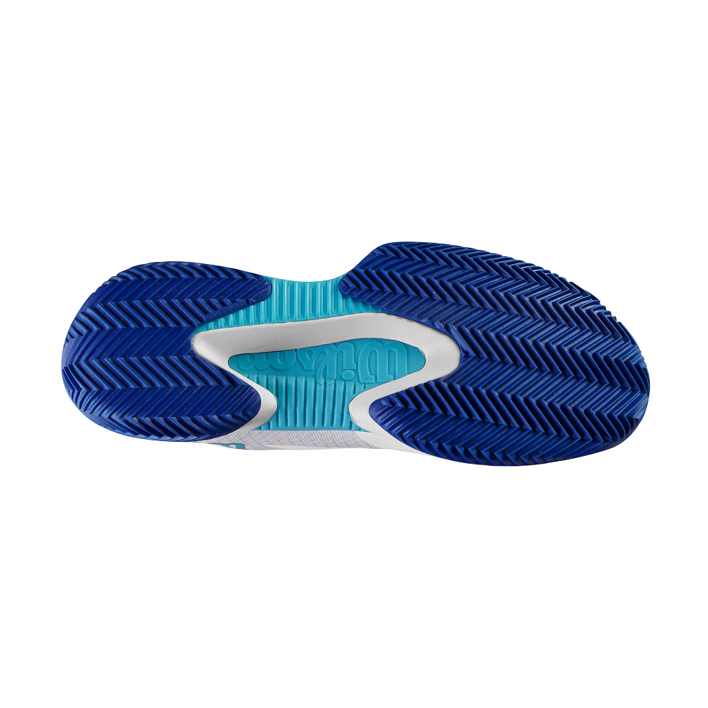 Wilson Kaos Swift 1.5 Tennis Shoe - White/Blue Atoll/Lapis Blue - Image 3