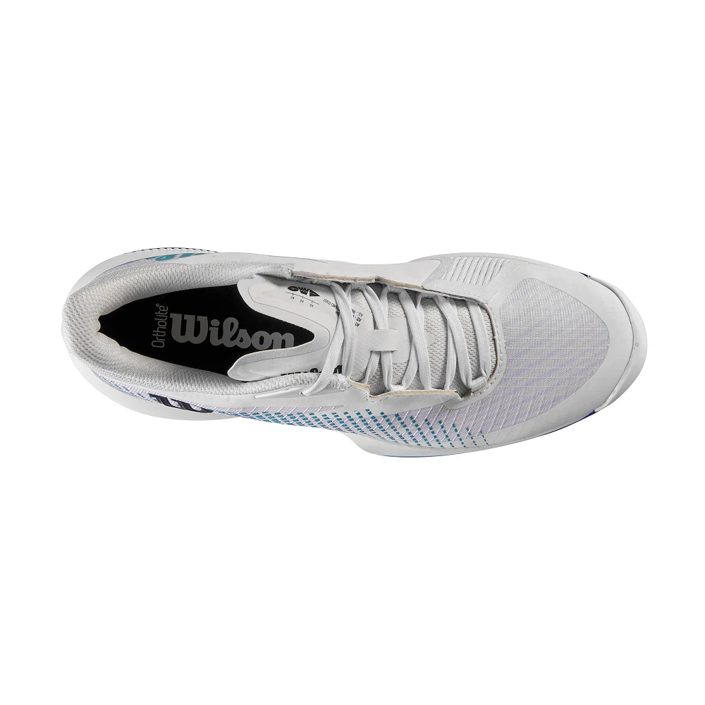 Wilson Kaos Swift 1.5 Tennis Shoe - White/Blue Atoll/Lapis Blue - Image 5