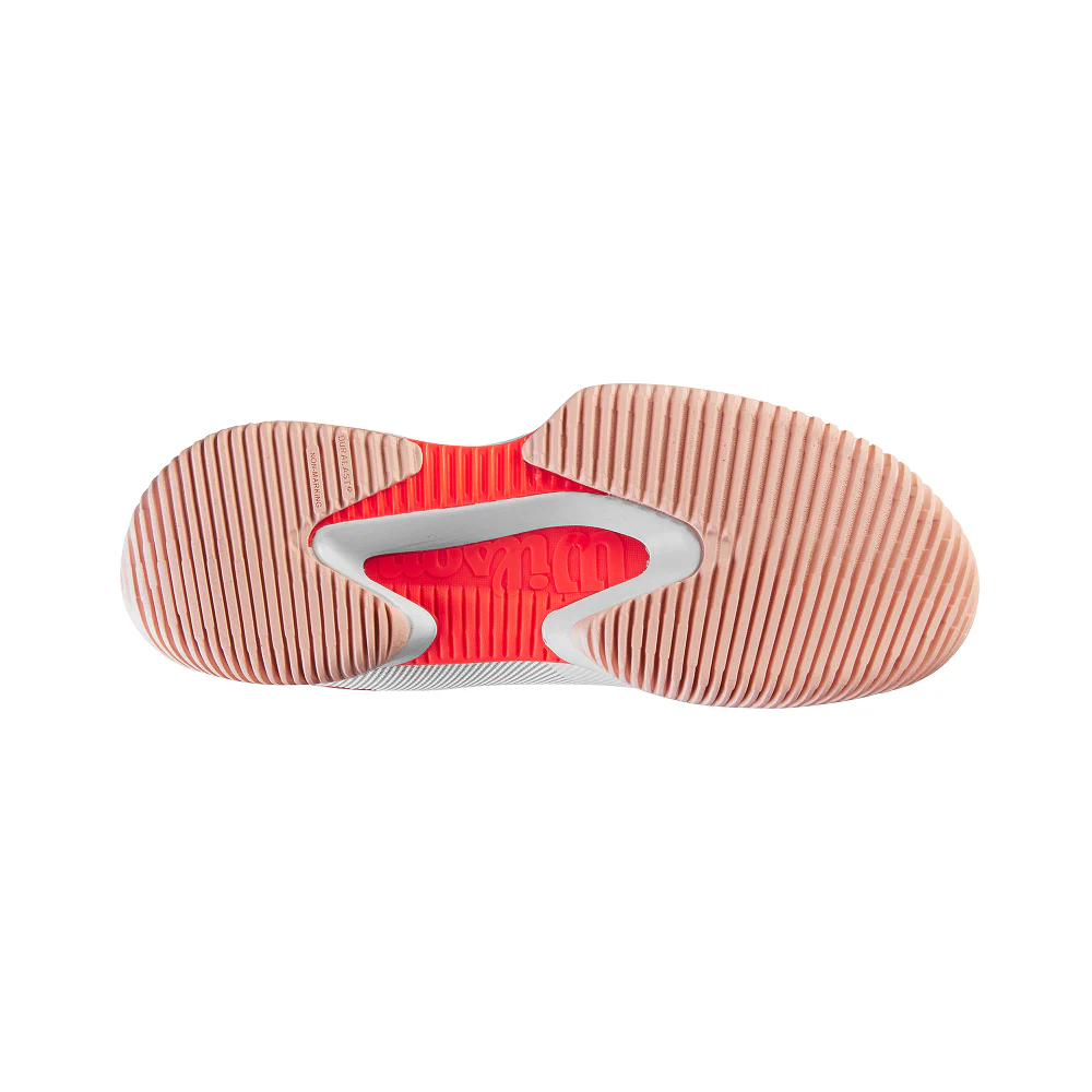 Wilson Kaos Swift 1.5 Womens Tennis Shoe - White/White/Tropical Peach - Image 3