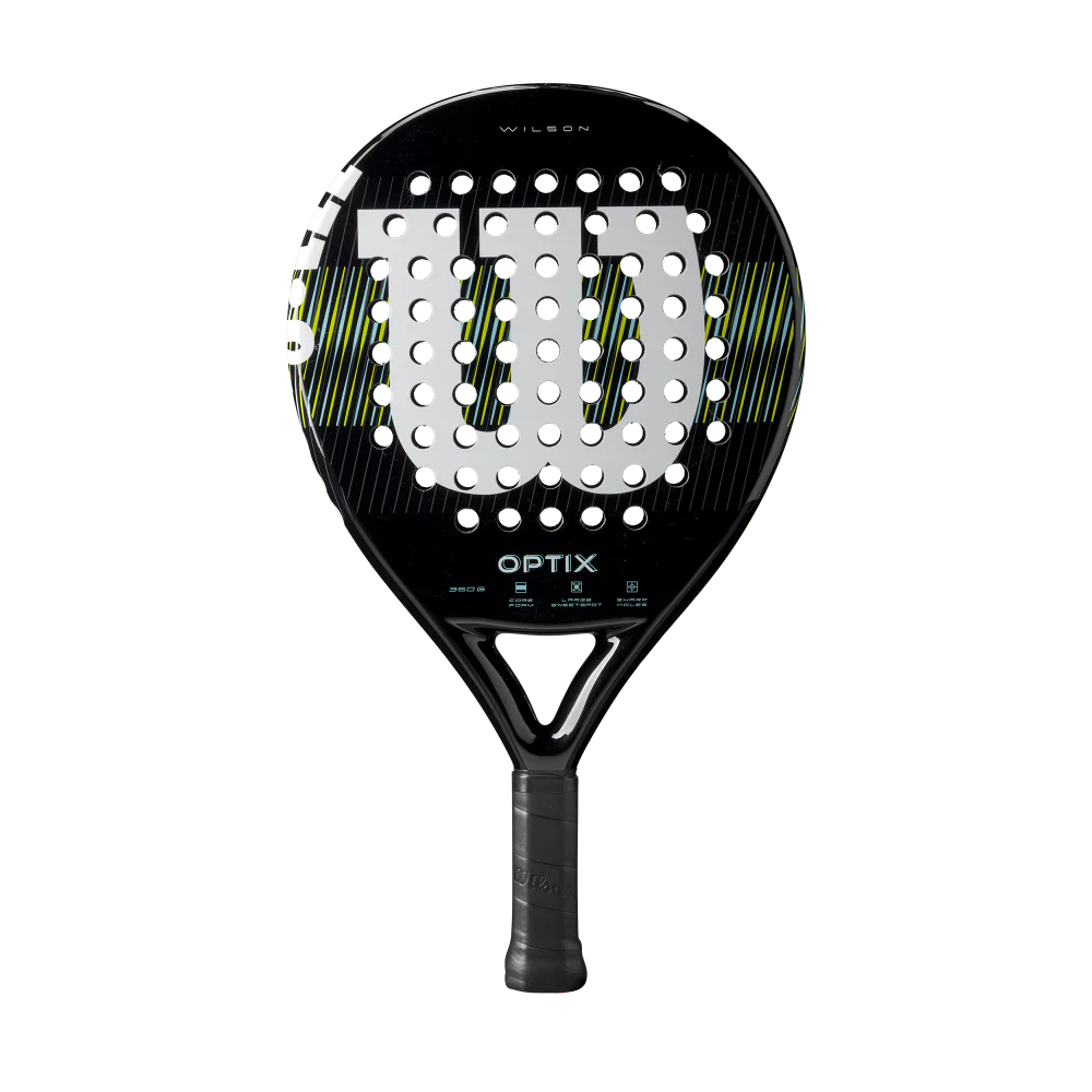 Wilson Optix 2 Player Padel Racket Set - Includes 2 Rackets & 3 Balls - Image 3