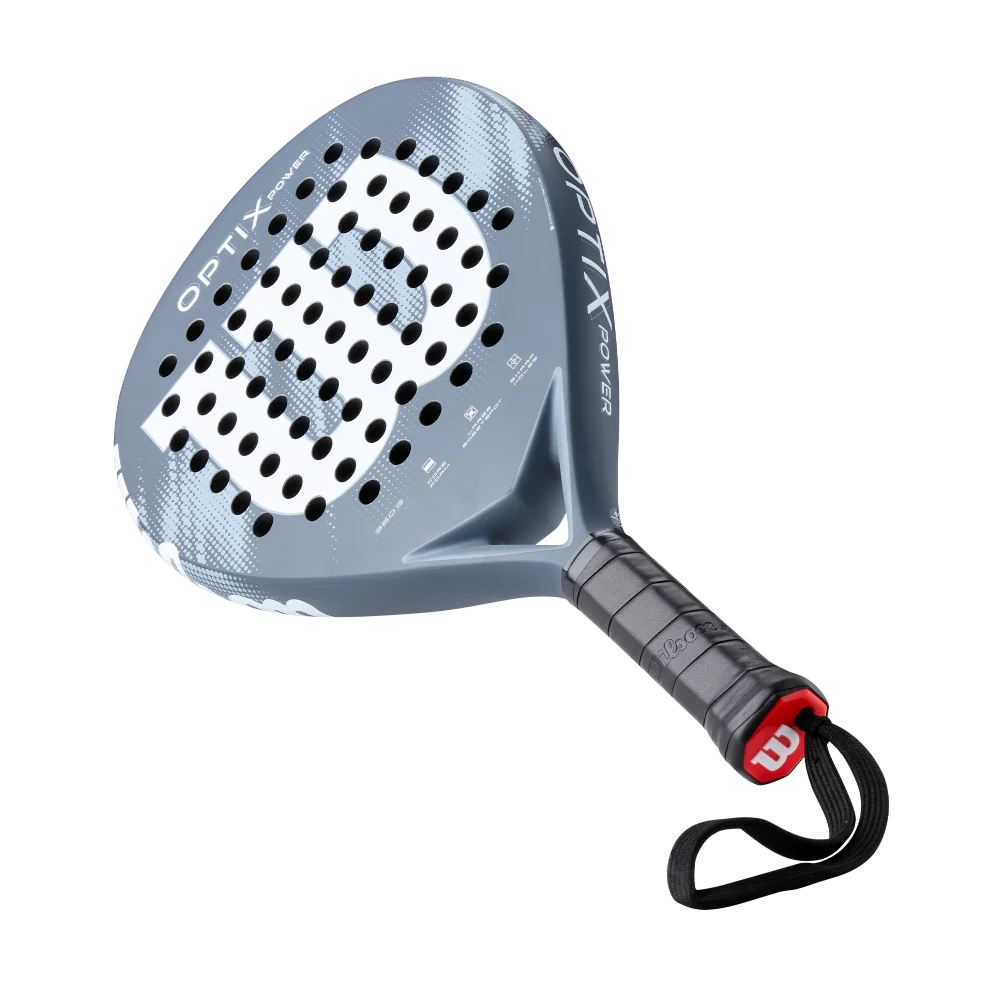 Wilson Optix V2 Power Padel Racket - Grey - 2026 - Image 3