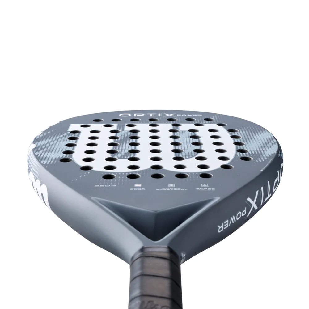 Wilson Optix V2 Power Padel Racket - Grey - 2026 - Image 4