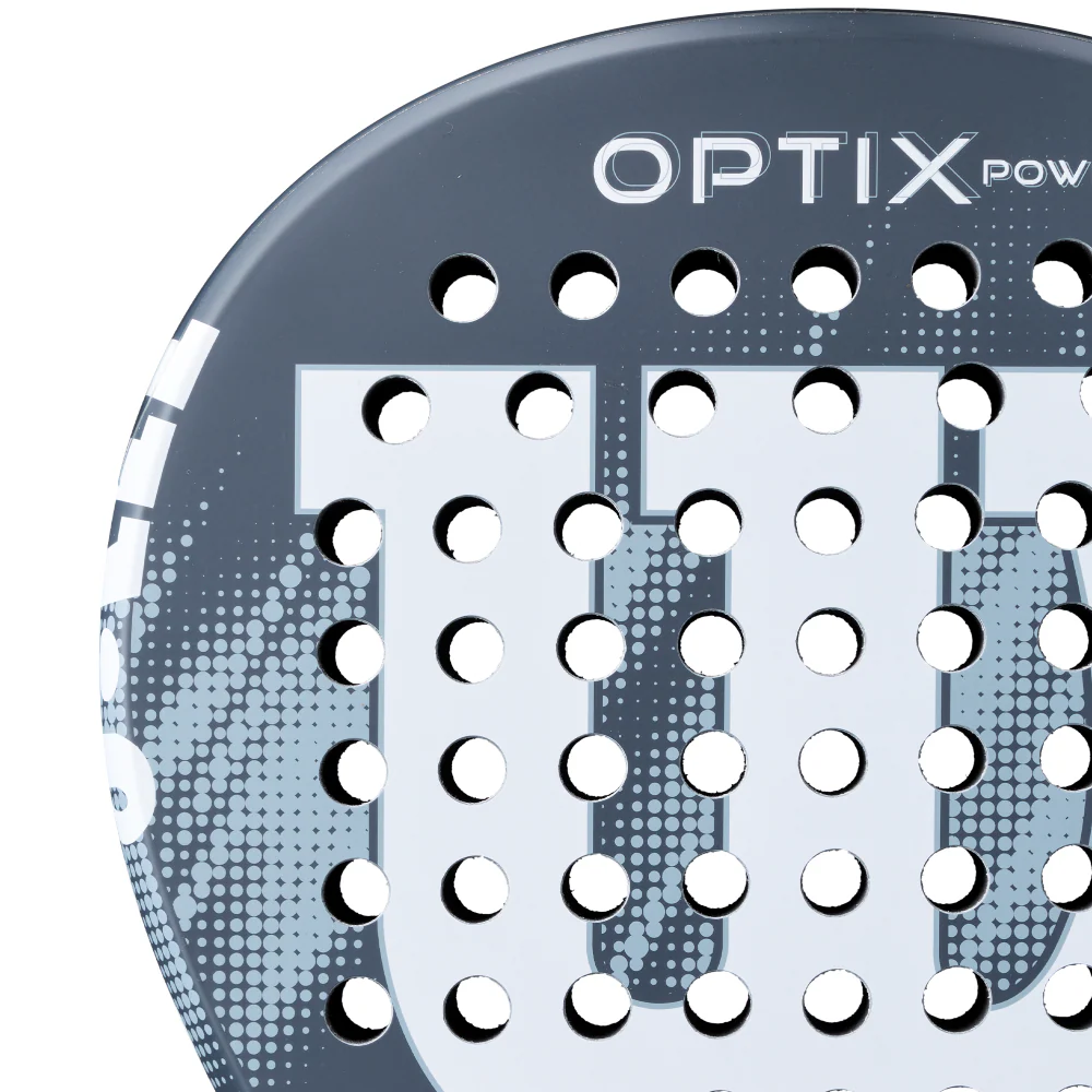 Wilson Optix V2 Power Padel Racket - Grey - 2026 - Image 5