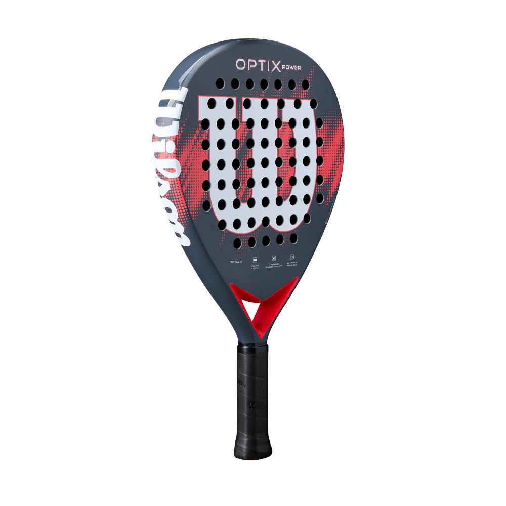 Wilson Optix V2 Power Padel Racket - Red - 2026 - Image 2