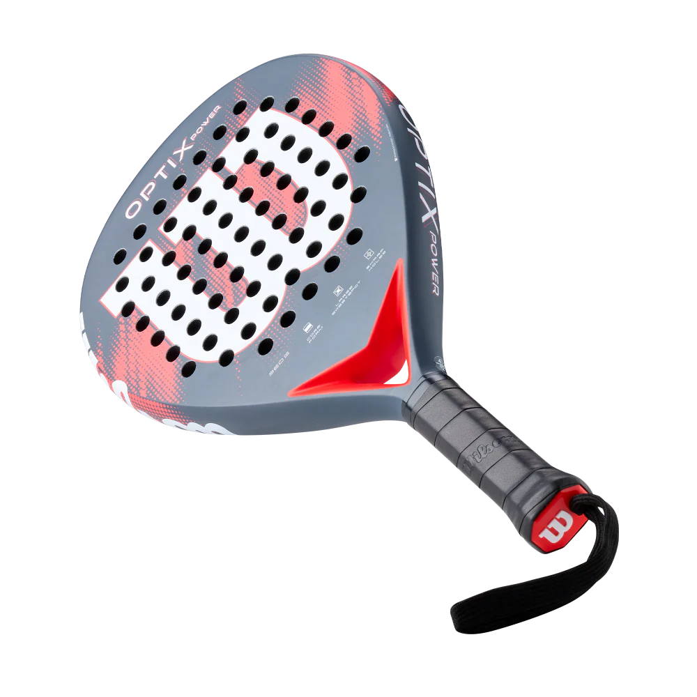 Wilson Optix V2 Power Padel Racket - Red - 2026 - Image 4
