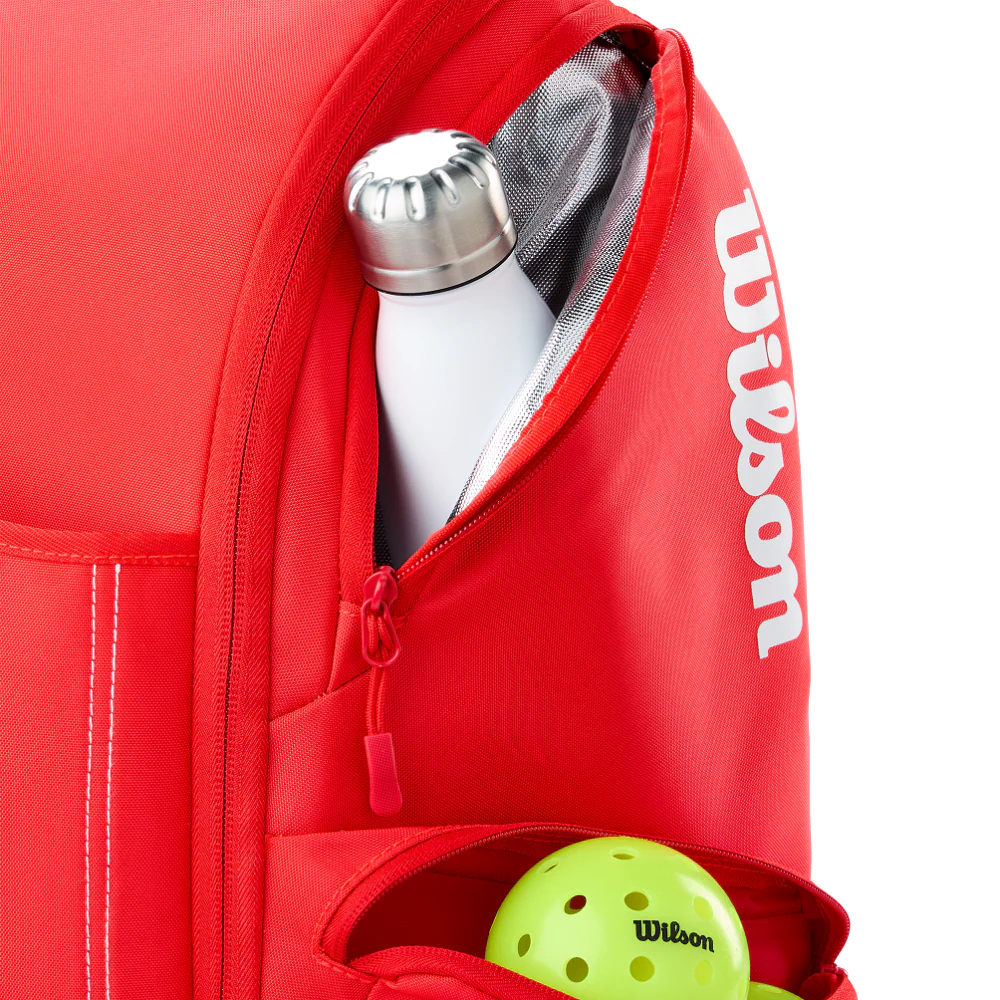 Wilson Super Tour Pickleball Backpack - Red - Image 5