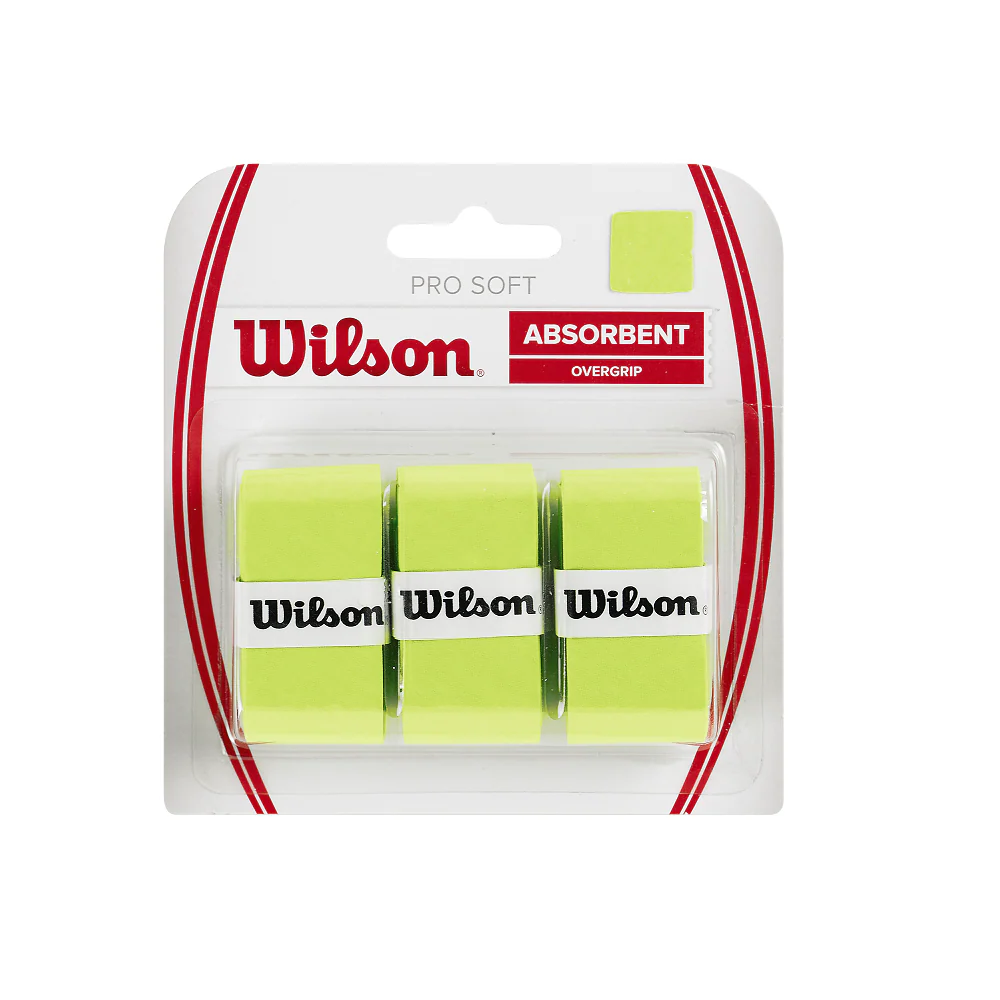Wilson Pro Soft Overgrip - Pack of 3 Grips - Absorbent - Image 4