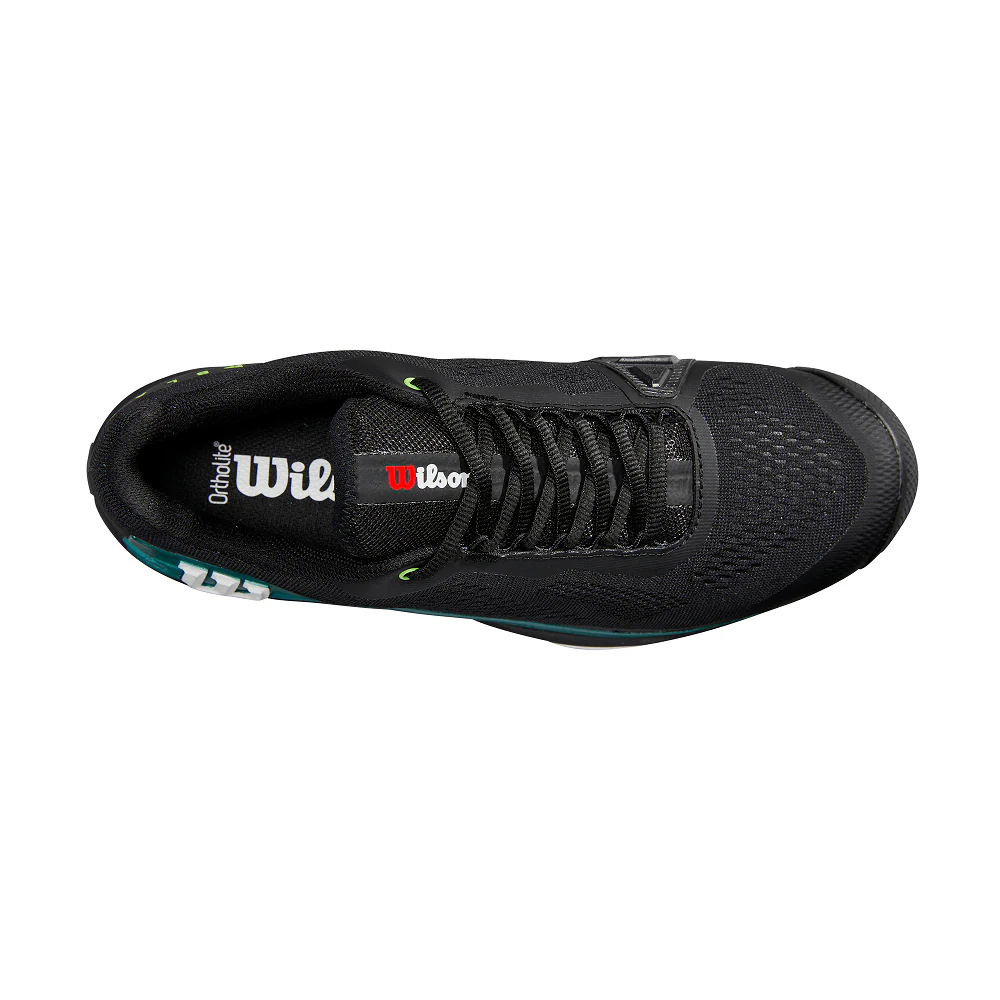 Wilson Rush Pro 4.0 Blade V9 Tennis Shoe - Black/Teal - Image 4