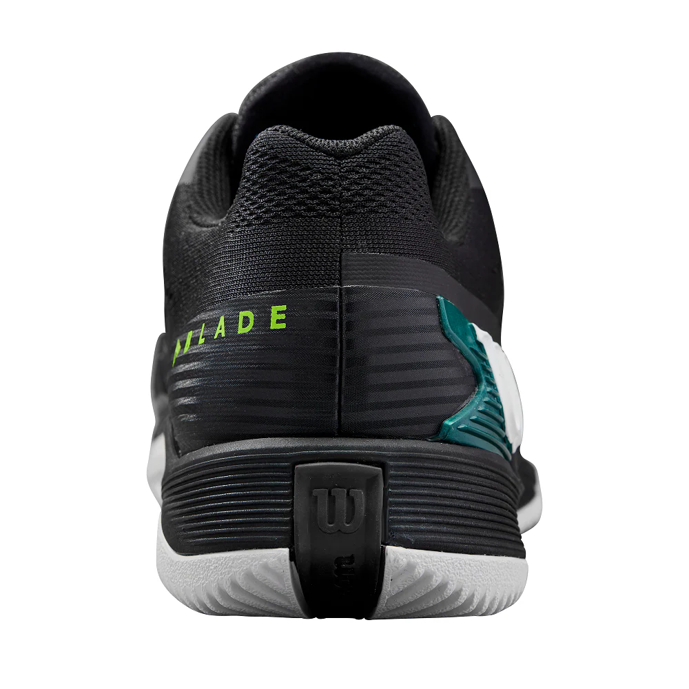 Wilson Rush Pro 4.0 Blade V9 Tennis Shoe - Black/Teal - Image 5
