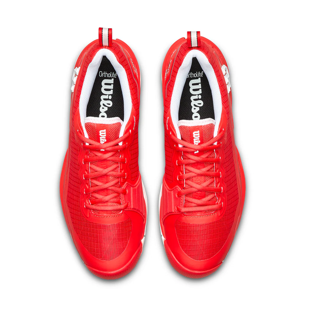 Wilson Rush Pro 4.5 Clay Men's Tennis Shoe - Infrared/White - Image 3