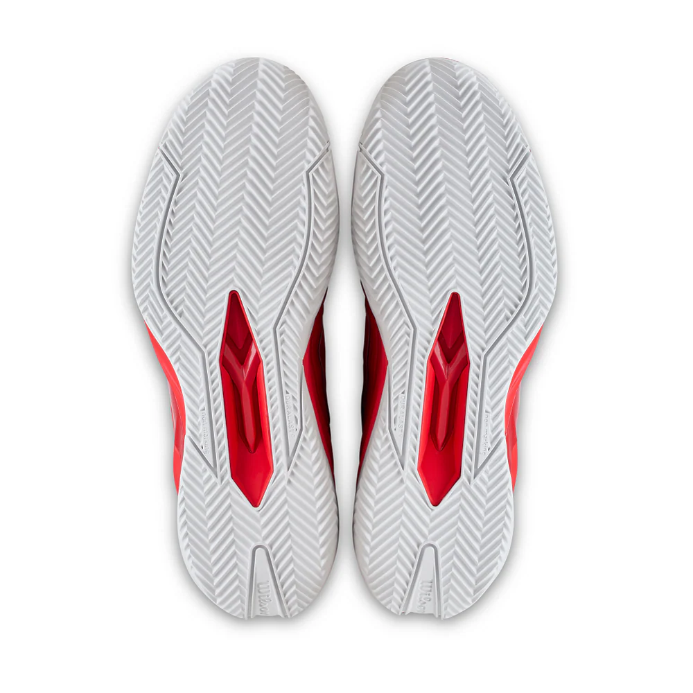 Wilson Rush Pro 4.5 Clay Men's Tennis Shoe - Infrared/White - Image 4