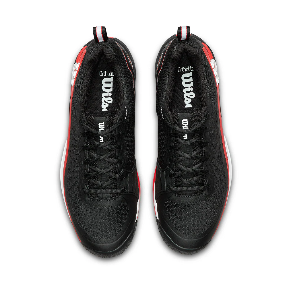 Wilson Rush Pro 4.5 Men's Tennis Shoe - Black/Infrared/White - Image 5