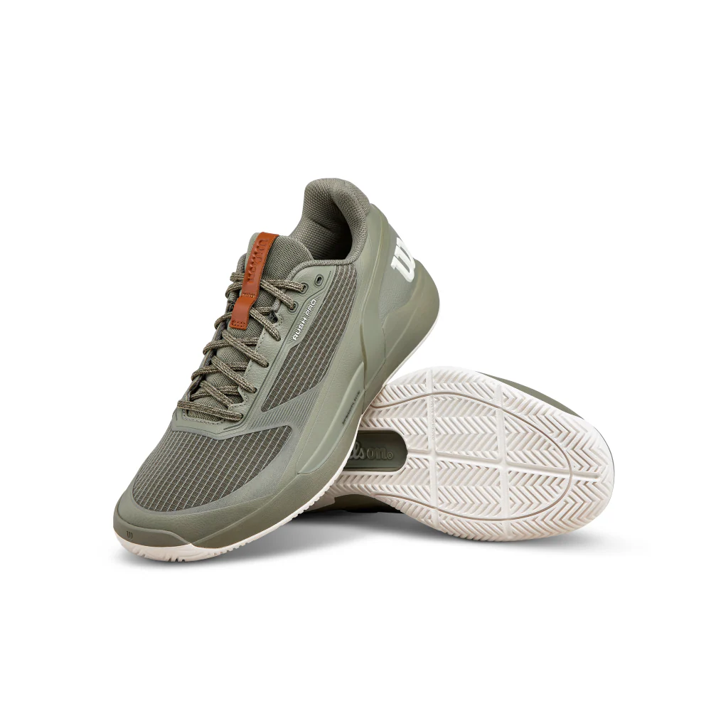 Wilson Rush Pro 5 DST Men's Tennis Shoe - Vetiver/Tofu/Caramel Cafe - 2026 - Image 2